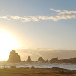 Découverte de la Pointe des Châteaux en drone au lever du soleil